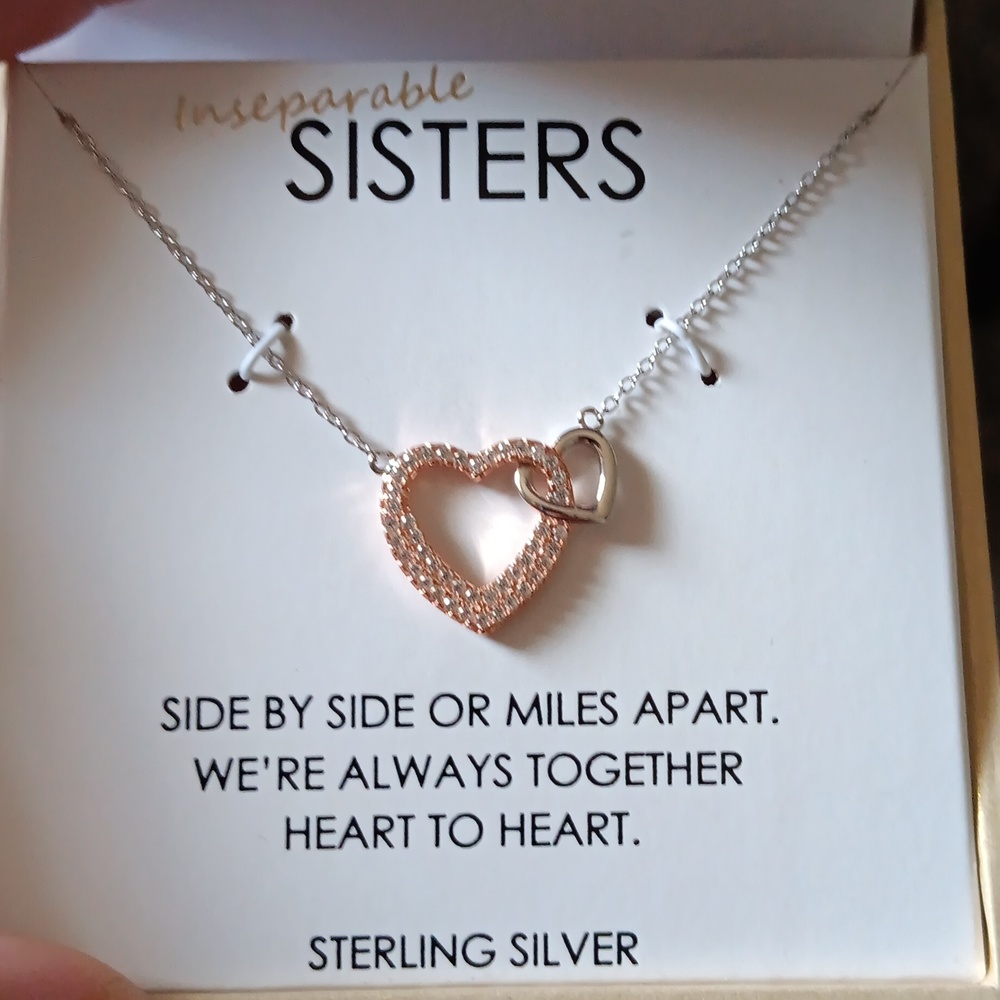 Sterling silver sisters neclace